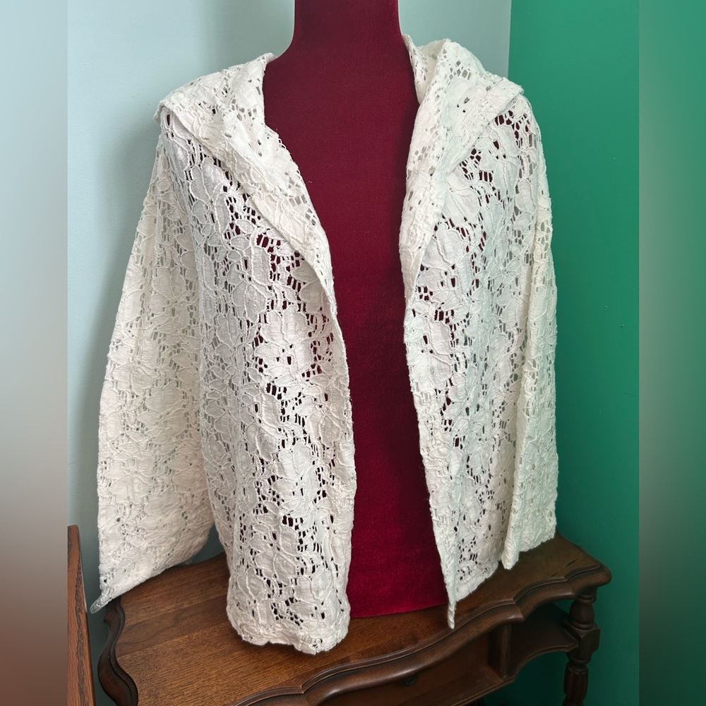 White Lacey Cover-up